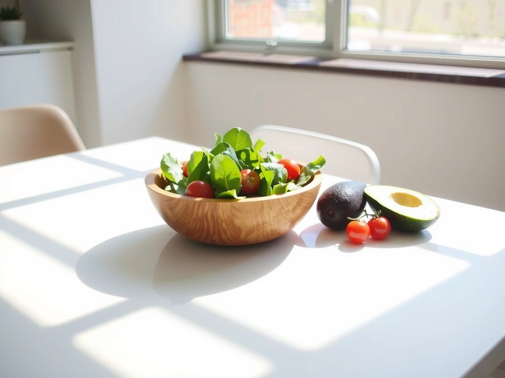 Gesunde Ernährung und Ruhe